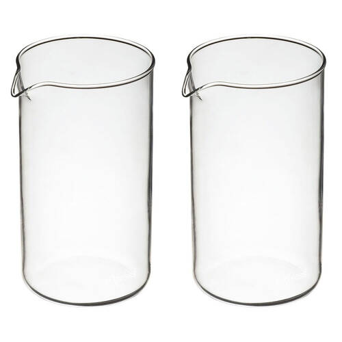 2x La Cafetiere 8-Cup Replacement 1L Glass Jug For French Press - Clear