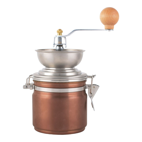 La Cafetiere 19cm Manual Stainless Steel Coffee Grinder - Copper