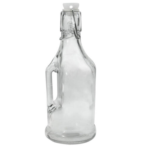 Lemon & Lime 350ml Glass Clip Bottle