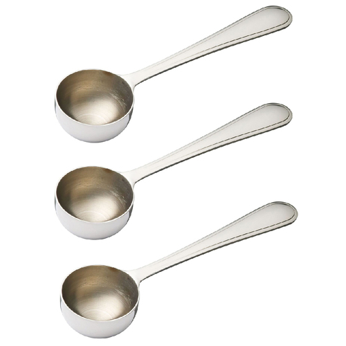 3x La Cafetiere 15cm Stainless Steel Coffee Measuring Scoop - Silver