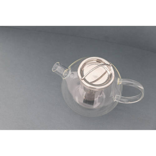La Cafetiere 22cm Darjeeling Borosilicate Glass 4-Cup Teapot w/ Infuser