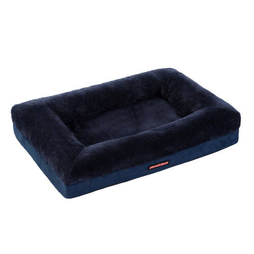 Paws & Claws Winston Orthopaedic Foam Walled Bed Medium - Navy