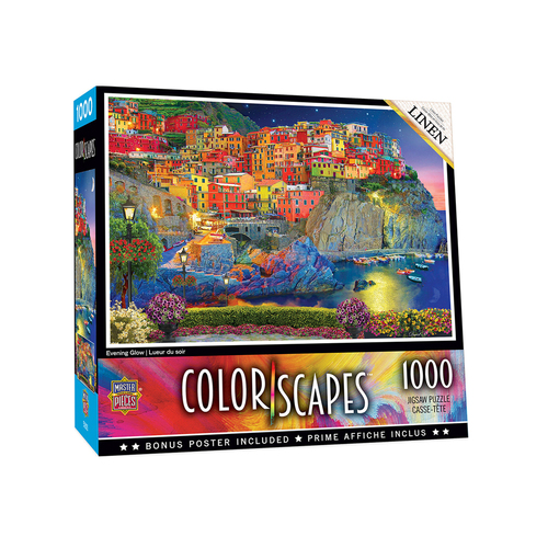 1000pc Masterpieces Puzzle Colorscapes Evening Glow 49x68cm