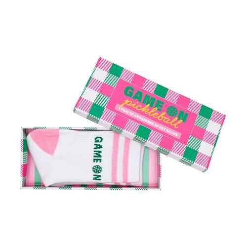 Annabel Trends Multi Design Pickleball Women's Socks W/ Box Size 7-9 Game On