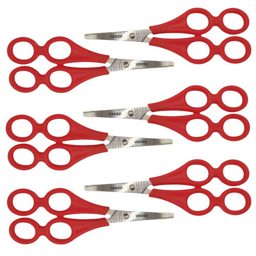 6PK Tacco Therapeutic Scissors Training Educational Toy Kids/Children - 3y+