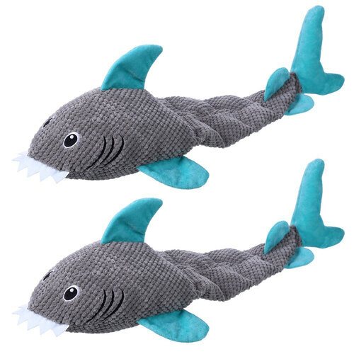 2PK Paws & Claws Aquatic Animals Giant Squeaky Shark