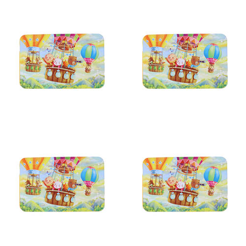 4x 60pc Miki Wooden Hot Air Balloon Jigsaw Puzzle for Kids/Children - 3y+