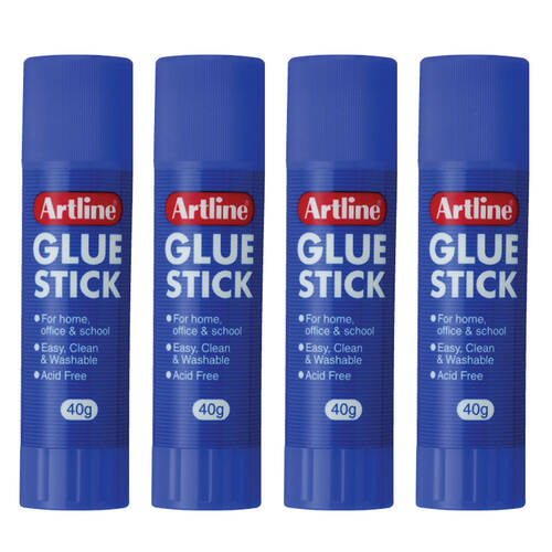 4PK Artline Glue Stick - Clear