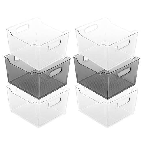 6x Boxsweden 25 x 23cm Crystal Storage Container - Assorted