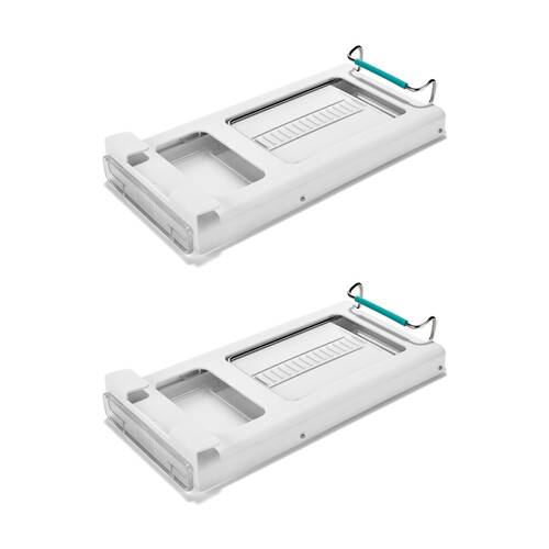 2PK Joseph Joseph FridgeStore Under-Shelf Can Dispenser Fridge Organisation