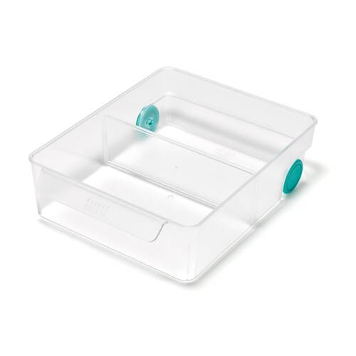 Joseph Joseph FridgeStore Extra Large Fridge Storage Caddy On Wheels Clear