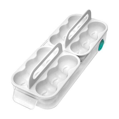 Joseph Joseph FridgeStore 12 Egg Holder Kitchen Storage Organizer Caddy White