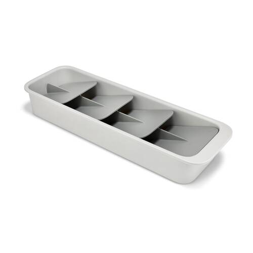 Joseph Joseph DrawerStore Tiered Cutlery Kitchen Storage Organiser Light Stone