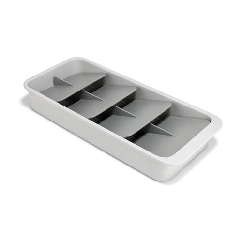 Joseph Joseph DrawerStore Tiered Cutlery Kitchen Storage Organiser Large Stone