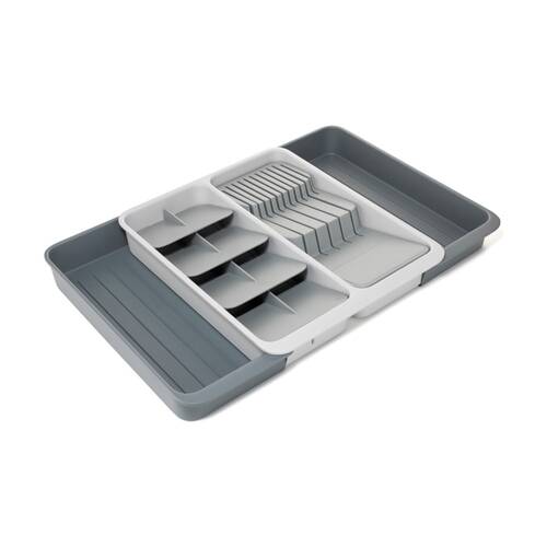 Joseph Joseph DrawerStore Expanding Tray/Knife Block Kitchen Organizer Stone