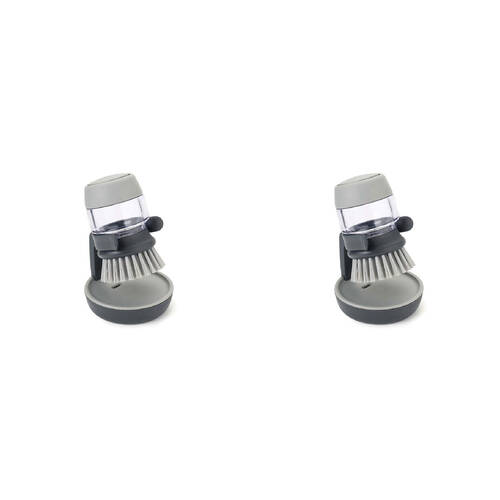 2PK Joseph & Joseph Palm Scrub 13.5cm Washing-Up Brush - Grey