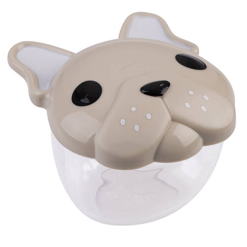 Melii Luxe 3D Animal Leak-Proof Snack Container Lunch Box 232ml Bulldog