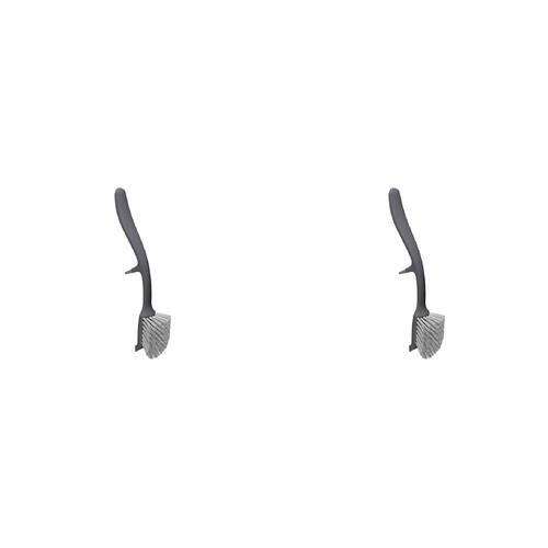 2PK Joseph & Joseph Edge 29cm Curved Dish Brush - Grey