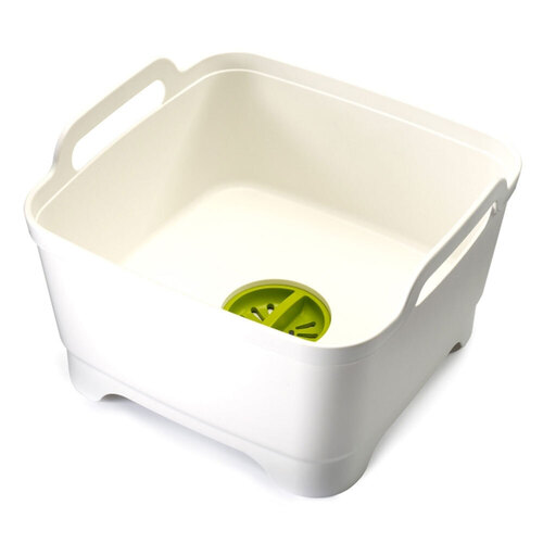 Joseph Joseph Wash & Drain Bowl - White & Green