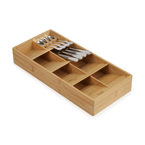 Joseph Joseph DrawerStore Bamboo Tiered Cutlery Organiser 38cm Large