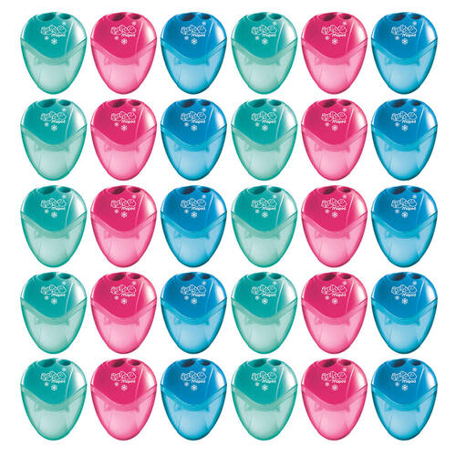 30PK Maped Igloo 2 Hole Sharpener - Assorted