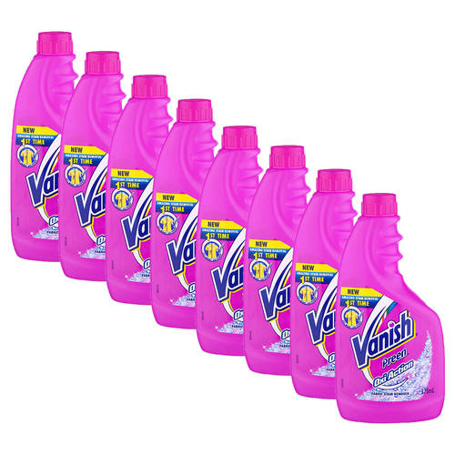 8PK Vanish Preen Oxi Action Detergent Fabric Stain Removal Refiller for Trigger