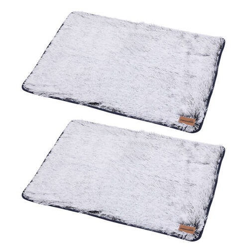 2PK Paws & Claws 70cm x 100cm Calming Plush Blanket - Grey