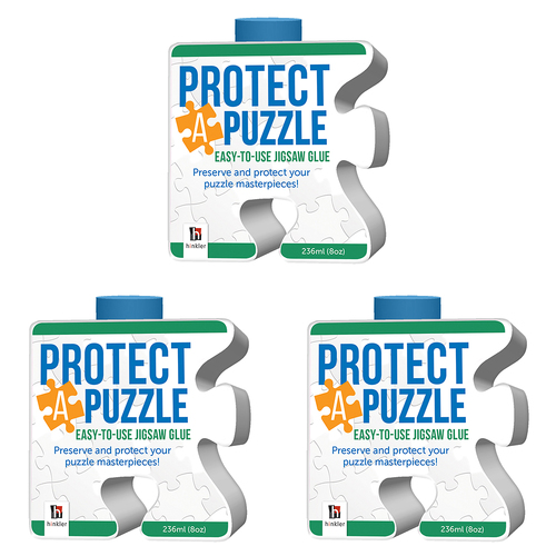 3PK Jigsaw Accessories 236ml Protect A Puzzle Jigsaw Glue