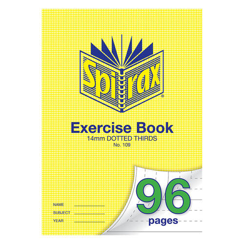 Spirax 70 gsm 14mm Dotted Thirds No.109 Exercise Book