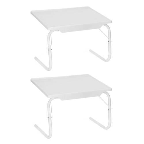 2PK Boxsweden Bed Mate Handy Table 52x39.5x35cm - White