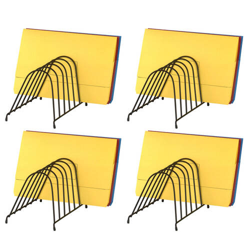 4PK Marbig Wire Instyle Angled Organiser