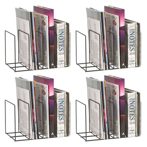 4PK Marbig Wire Instyle Book/Magazine Rack