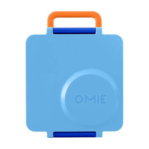 Omie Omiebox Hot&Cold Stainless Steel Bento Box 21.59x19.05x7.62cm Bluesky
