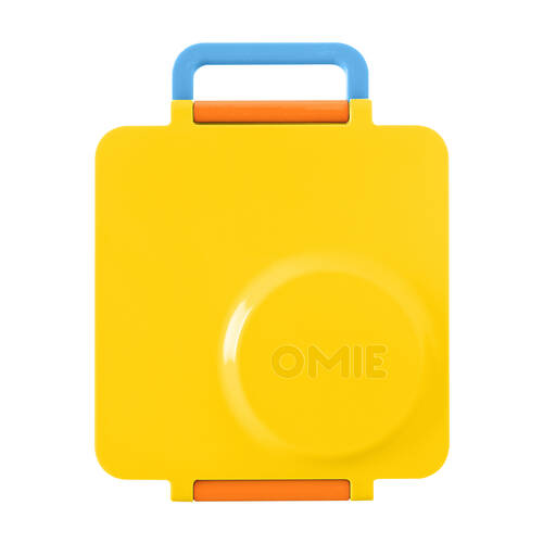 Omie Omiebox Hot&Cold Stainless Steel Bento Box 21.59x19.05x7.62cm Sunshine
