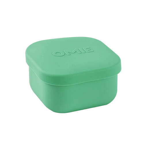 Omie Omiesnack 280ml Silicone Container Lunch Box 5.58x9.65x8.89cm Green