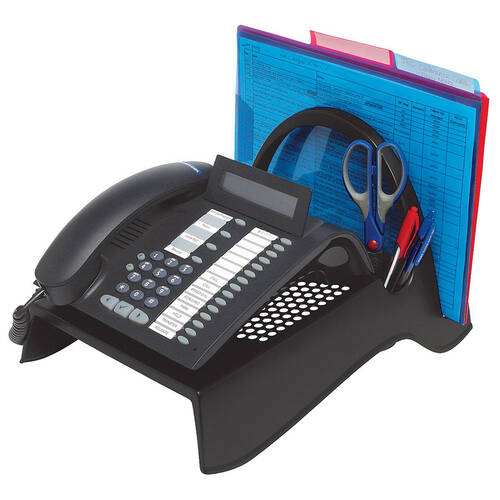 Marbig Telephone Stand/Riser - Black
