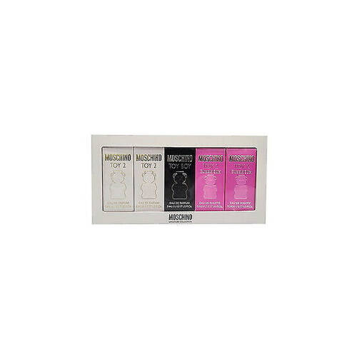 5pc Moschino 5ml 2x Toy 2 EDP 1x Toy Boy EDP 2x Toy 2 Bubble Gum EDT Minis
