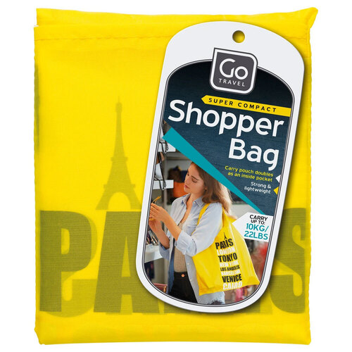 Go Travel Super Compact Shopper Foldable Carry Bag