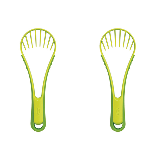 2PK Chef'n Flexicado Nylon Avocado Slicer Utensil - Green/Yellow