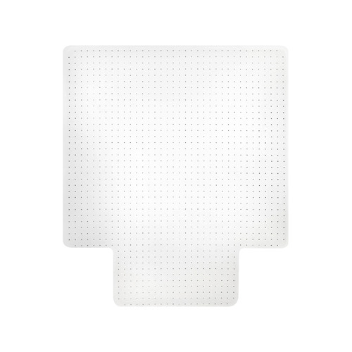 Marbig Chairmat Carp Deluxe 115x134cm Keyhole Floor Mat - Clear