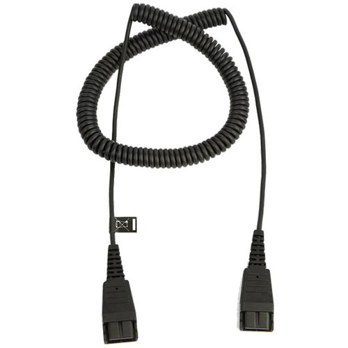 Jabra QD To QD Headset Extension Curly Cord 2m