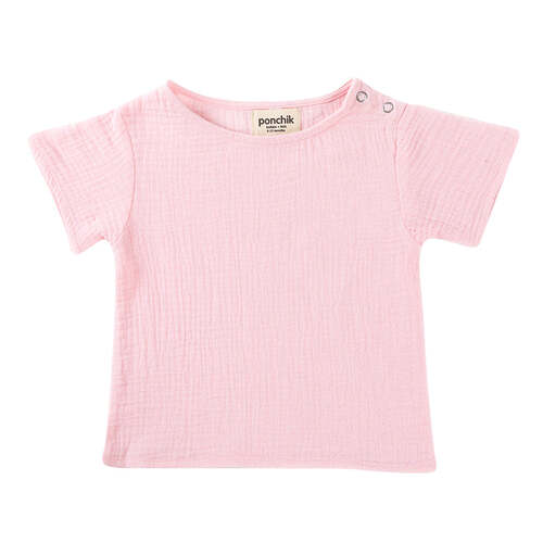 Ponchik Muslin Cotton T Shirt Fairy Floss Size 12-18m