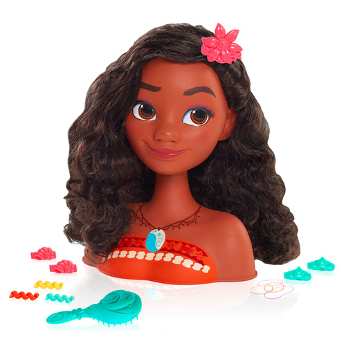 14pc Disney Princess Basic Moana Styling Head 3+