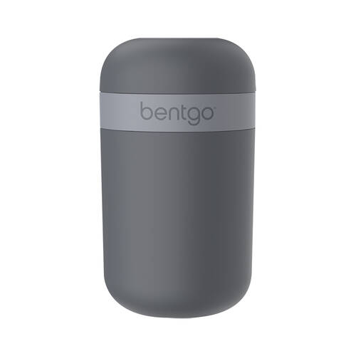 Bentgo Dual-Sealing Lightweight Snack Cup Food Container 590ml Dark Grey