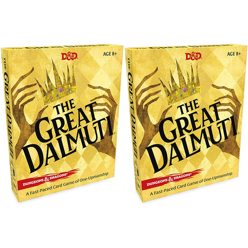 2PK Dungeons & Dragons The Great Dalmuti Fast-Paced Card Game 8y+
