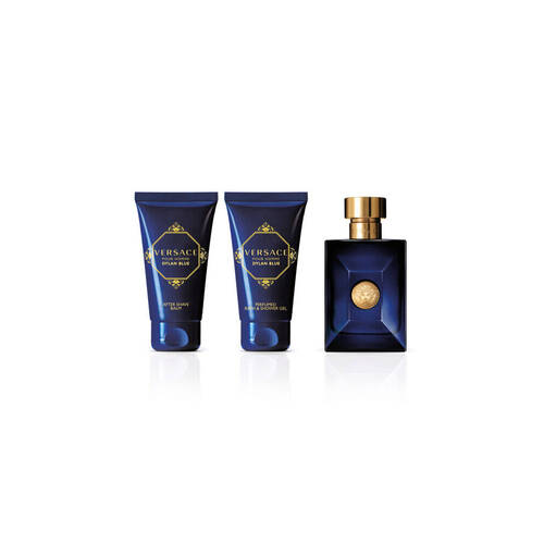3pc Versace Dylan Blue Perfume EDT/After Shave Balm & Shower Gel Set