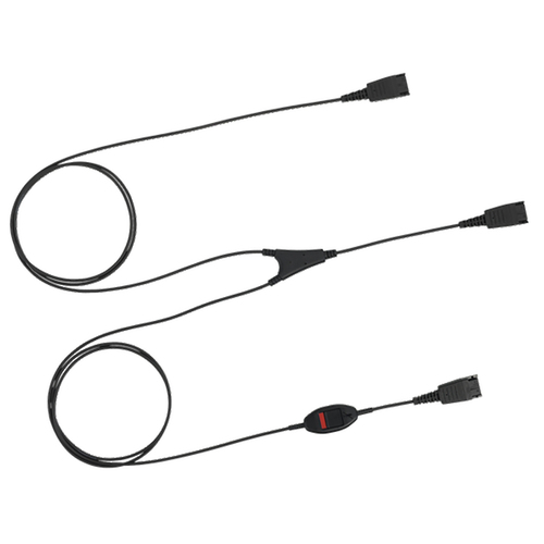 Jabra QD Supervisor Cord w/ 2 QD Interface/Mute Button