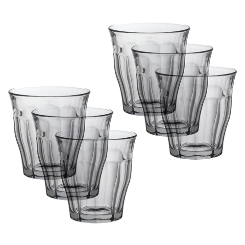 6pc Duralex Picardie Clear Glass Tumbler Set 160ml