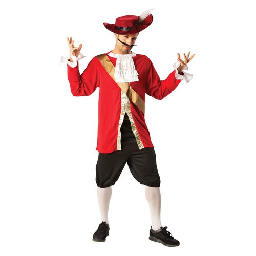 Rubies Captain Hook Deluxe Dress Up Costume - Size Standard