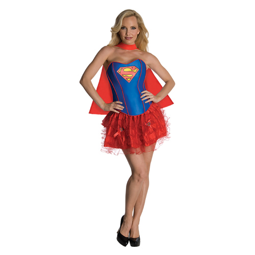 DC Comics Supergirl Secret Wishes Womens Dress Up Costume - Size S